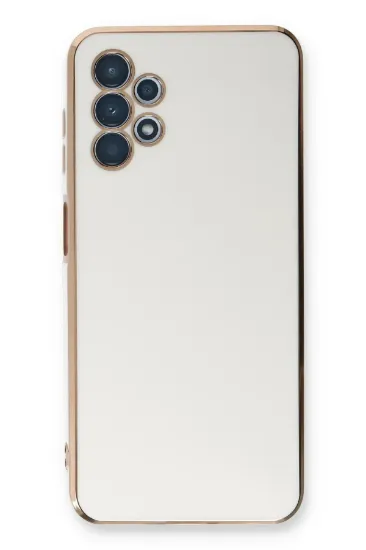 Newface Samsung Galaxy A13 4G Kılıf Volet Silikon - Beyaz resmi
