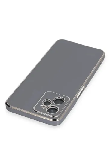 Newface Realme C35 Kılıf Volet Silikon - Mavi resmi