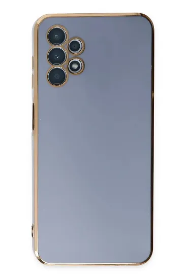 Newface Samsung Galaxy A13 4G Kılıf Volet Silikon - Mavi resmi