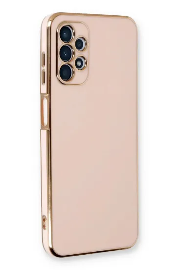 Newface Samsung Galaxy A13 4G Kılıf Volet Silikon - Pembe resmi