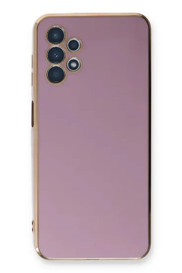 Newface Samsung Galaxy A13 4G Kılıf Volet Silikon - Mor resmi