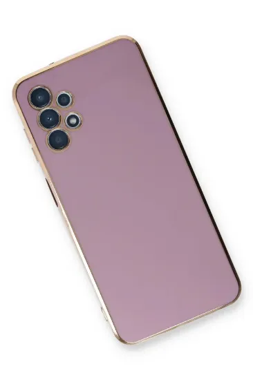 Newface Samsung Galaxy A13 4G Kılıf Volet Silikon - Mor resmi