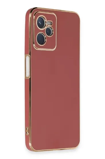 Newface Realme C35 Kılıf Volet Silikon - Kırmızı resmi