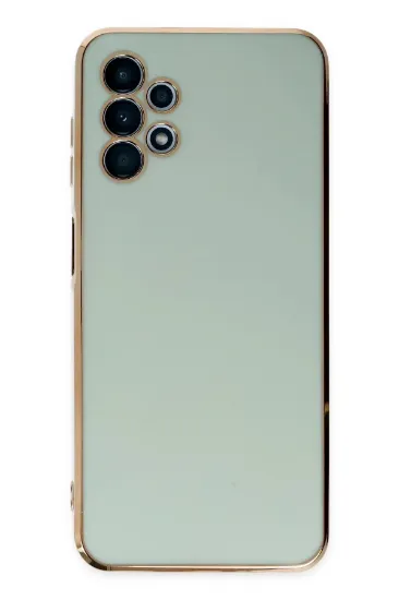Newface Samsung Galaxy A13 4G Kılıf Volet Silikon - Açık Yeşil resmi