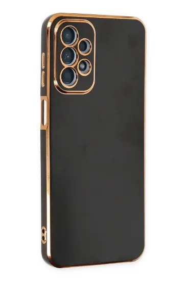 Newface Samsung Galaxy A23 4G Kılıf Volet Silikon - Siyah resmi