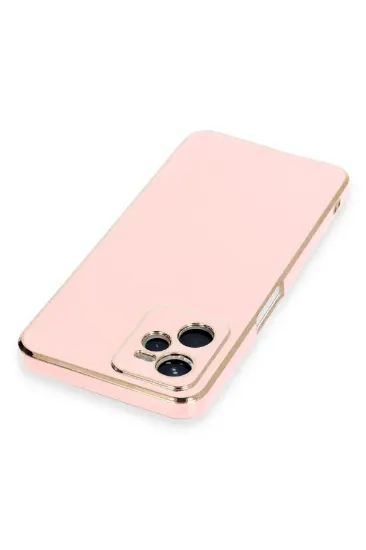 Newface Realme C35 Kılıf Volet Silikon - Pembe resmi