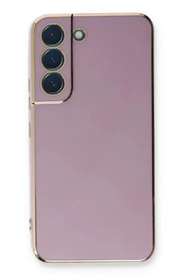 Newface Samsung Galaxy S21 FE Kılıf Volet Silikon - Mor resmi