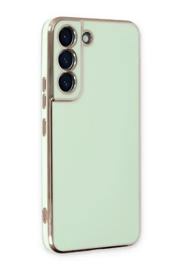 Newface Samsung Galaxy S21 FE Kılıf Volet Silikon - Açık Yeşil resmi