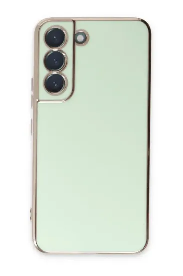Newface Samsung Galaxy S21 FE Kılıf Volet Silikon - Açık Yeşil resmi