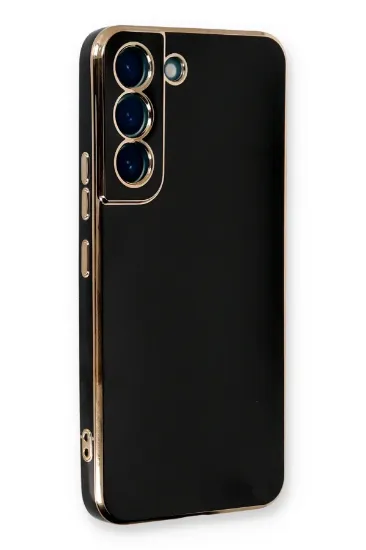 Newface Samsung Galaxy S22 Kılıf Volet Silikon - Siyah resmi