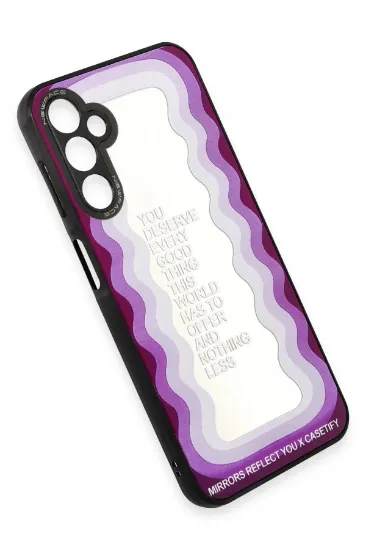 Newface Samsung Galaxy A04S Kılıf Mirror Desenli Kapak - Mirror - 5 resmi
