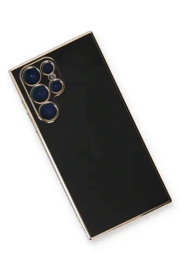 Newface Samsung Galaxy S22 Ultra Kılıf Volet Silikon - Siyah resmi