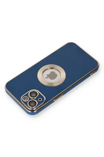 Newface iPhone 13 Kılıf Store Silikon - Mavi resmi