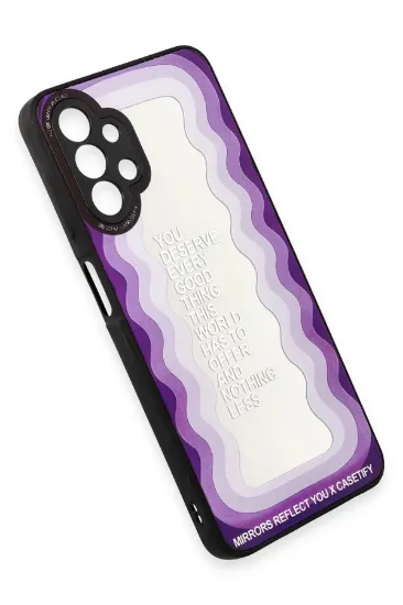 Newface Samsung Galaxy A13 4G Kılıf Mirror Desenli Kapak - Mirror - 5 resmi