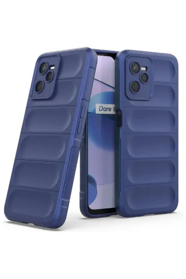 Newface Realme C35 Kılıf Optimum Silikon - Lacivert resmi