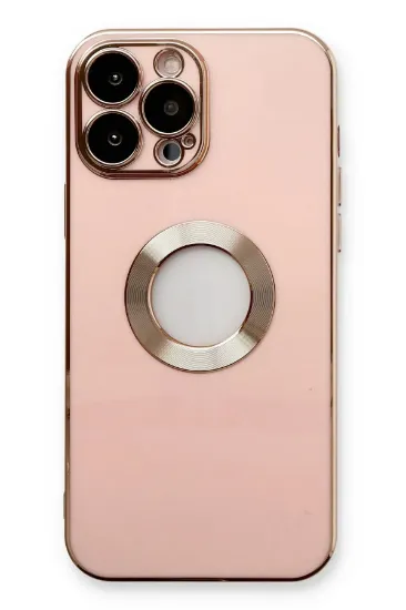 Newface iPhone 13 Pro Max Kılıf Store Silikon - Pembe resmi