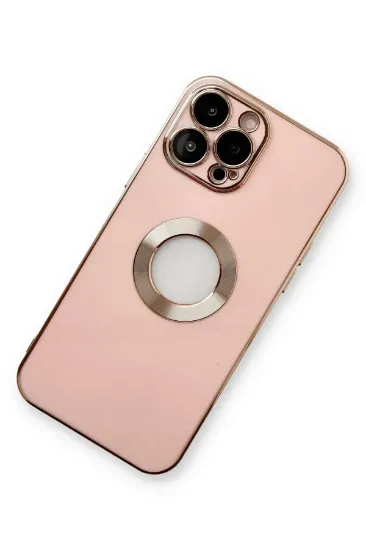 Newface iPhone 13 Pro Max Kılıf Store Silikon - Pembe resmi