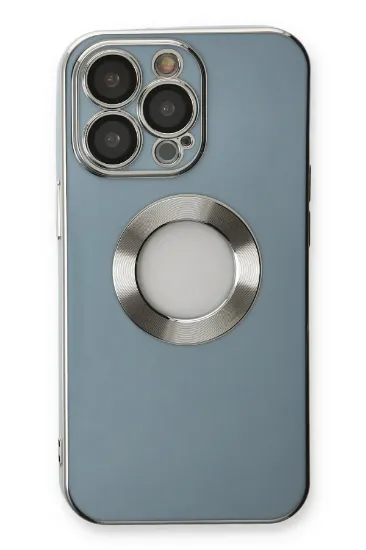 Newface iPhone 13 Pro Max Kılıf Store Silikon - Sierra Blue resmi