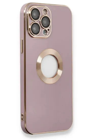 Newface iPhone 13 Pro Max Kılıf Store Silikon - Mor resmi