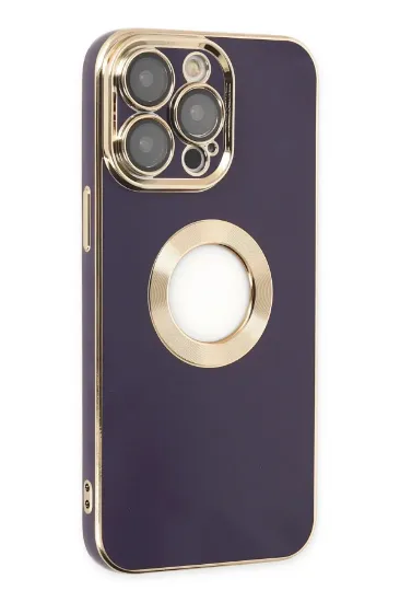 Newface iPhone 13 Pro Max Kılıf Store Silikon - Derin Mor resmi
