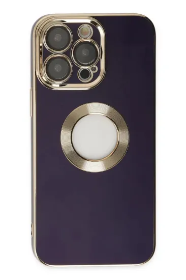 Newface iPhone 13 Pro Max Kılıf Store Silikon - Derin Mor resmi