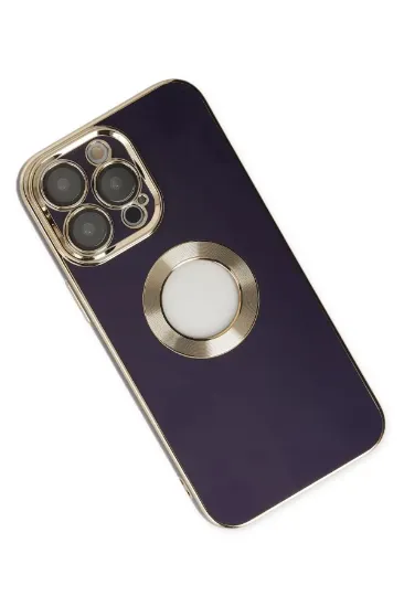 Newface iPhone 13 Pro Max Kılıf Store Silikon - Derin Mor resmi