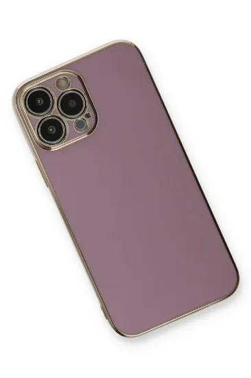 Newface iPhone 13 Pro Max Kılıf Volet Silikon - Mor resmi