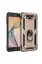 Newface Samsung Galaxy J7 Kılıf Sofya Yüzüklü Silikon Kapak - Gold resmi