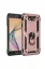 Newface Samsung Galaxy J7 Kılıf Sofya Yüzüklü Silikon Kapak - Rose resmi