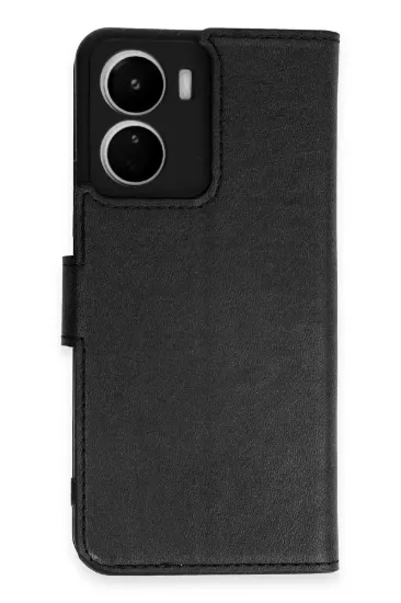 Newface Vivo Y16 Kılıf Trend S Plus Kapaklı Kılıf - Siyah resmi