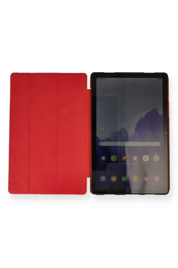 Newface Samsung Galaxy X200 Tab A8 10.5 Kılıf Tablet Smart Kılıf - Kırmızı resmi