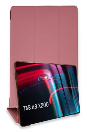 Newface Samsung Galaxy X200 Tab A8 10.5 Kılıf Tablet Smart Kılıf - Pembe resmi