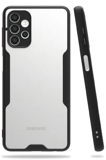 Newface Samsung Galaxy A52 Kılıf Platin Silikon - Siyah resmi