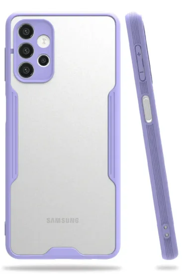Newface Samsung Galaxy A52 Kılıf Platin Silikon - Lila resmi