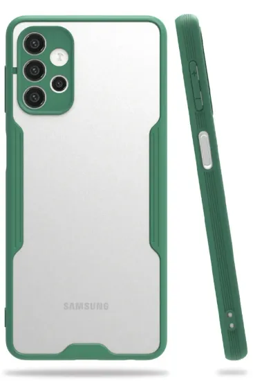 Newface Samsung Galaxy A52 Kılıf Platin Silikon - Yeşil resmi