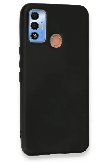 Newface Tecno Spark 7T Kılıf First Silikon - Siyah resmi
