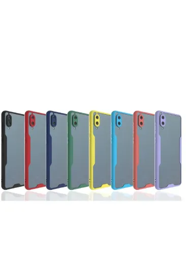 Newface Samsung Galaxy A02 Kılıf Platin Silikon - Siyah resmi