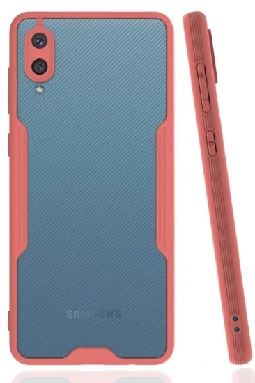 Newface Samsung Galaxy A02 Kılıf Platin Silikon - Pembe resmi