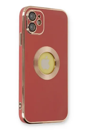 Newface iPhone 12 Kılıf Store Silikon - Kırmızı resmi