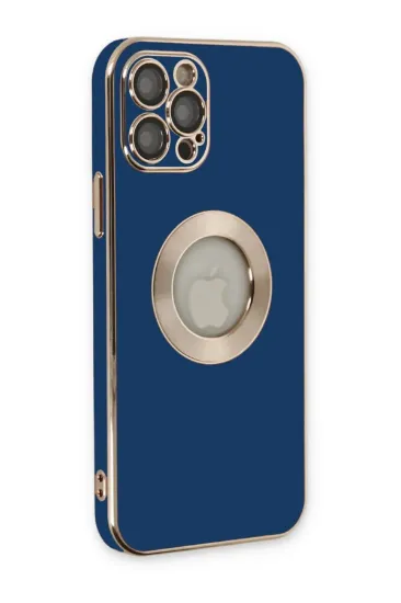 Newface iPhone 12 Pro Kılıf Store Silikon - Mavi resmi