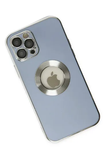 Newface iPhone 12 Pro Kılıf Store Silikon - Sierra Blue resmi
