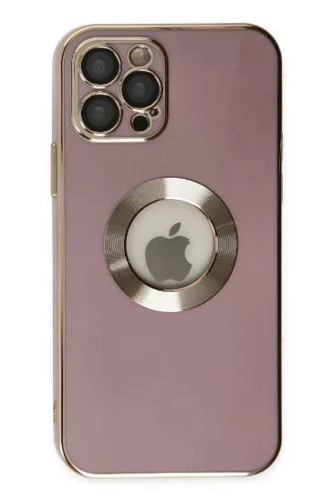 Newface iPhone 12 Pro Kılıf Store Silikon - Mor resmi