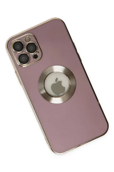 Newface iPhone 12 Pro Kılıf Store Silikon - Mor resmi