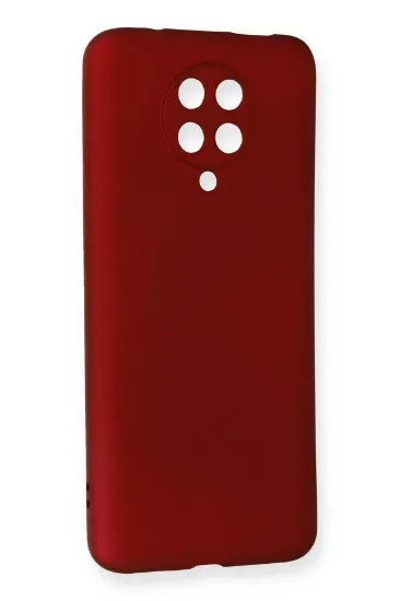 Newface Xiaomi K30 Pro Kılıf First Silikon - Bordo resmi