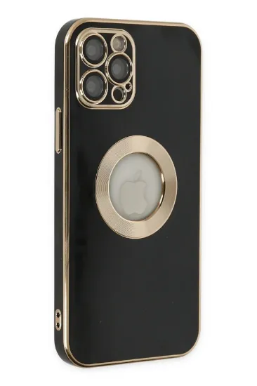 Newface iPhone 12 Pro Max Kılıf Store Silikon - Siyah resmi
