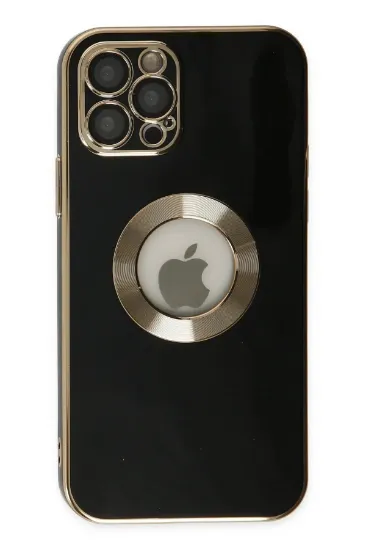 Newface iPhone 12 Pro Max Kılıf Store Silikon - Siyah resmi