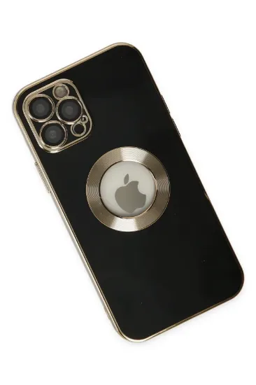 Newface iPhone 12 Pro Max Kılıf Store Silikon - Siyah resmi