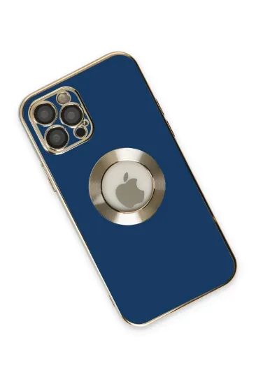 Newface iPhone 12 Pro Max Kılıf Store Silikon - Mavi resmi