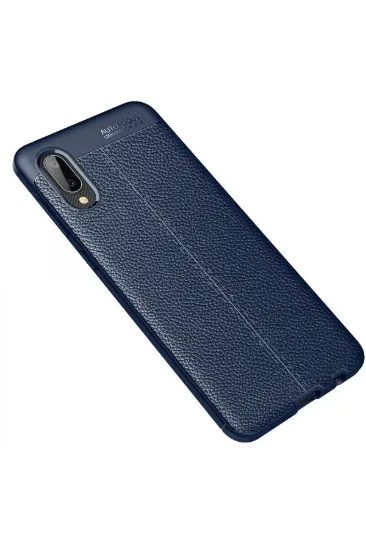 Newface Samsung Galaxy A02 Kılıf Auto Focus Kapak - Lacivert resmi
