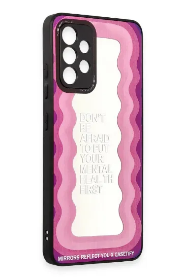 Newface Samsung Galaxy A52 Kılıf Mirror Desenli Kapak - Mirror - 11 resmi